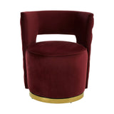 London Wine Velvet Chair - SE Home