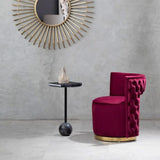 London Wine Velvet Chair - SE Home