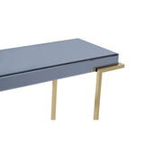 Kaso Grey Glass Console Table - SE Home