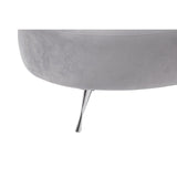 Rene Grey Velvet Chaise Longue - SE Home