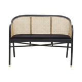 Corso Cane Rattan Back Bench - SE Home
