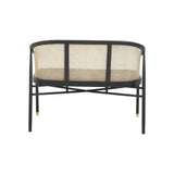 Corso Cane Rattan Back Bench - SE Home