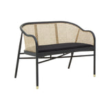 Corso Cane Rattan Back Bench - SE Home