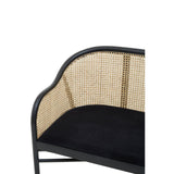 Corso Cane Rattan Back Bench - SE Home