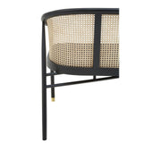 Corso Cane Rattan Back Bench - SE Home