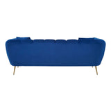 Florine 3 Seat Midnight Velvet Sofa - SE Home