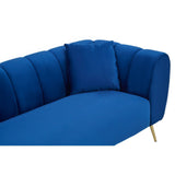 Sofas Florine 3 Seat Midnight Velvet Sofa