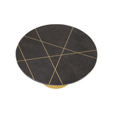 Rabia Coffee Table With Black Marble Top - SE Home