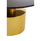 Rabia Coffee Table With Black Marble Top - SE Home
