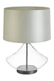 Usha Light Grey Shade Table Lamp - SE Home