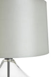 Usha Light Grey Shade Table Lamp