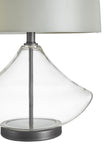 Usha Light Grey Shade Table Lamp