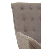 Stockholm Grey Curved Chair - SE Home