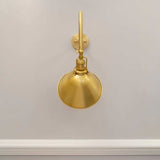 Claridge Lacquered Aged Brass Adjustable Reading Wall Light - SE Home