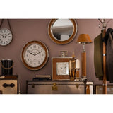 Churchill Tan Genuine Leather Wall Mirror - SE Home