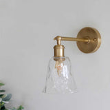 Rosetti Dapple Glass Wall Light - Brass - SE Home