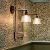 Bronte Prismatic Glass Wall Light - Bronze - SE Home