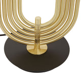 Metropolis Black & Gold Effect Table Lamp