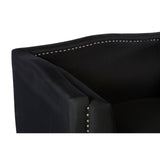 Feya Black Fabric Chair - SE Home