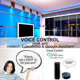 Smart WiFi RGB LED Strip Tape Kit (5 meter IP65 tape, WiFi+IR controller & PS) - SE Home