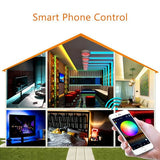 Smart WiFi RGB LED Strip Tape Kit (5 meter IP65 tape, WiFi+IR controller & PS) - SE Home