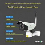 Movable Outdoor Wireless WiFi Premium IP Camera, PTZ, 2 way audio and motion sensor - SE Home
