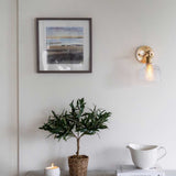 Bronte Prismatic Glass Wall Light - Brass - SE Home