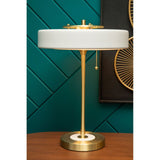 Rogano Table Lamp - White - SE Home