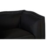 Arm Chairs, Recliners & Sleeper Chairs Feya Black Fabric Chair