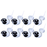 Outdoor Wireless IP Camera System WIFI NVR (8 x New 720O IP Compact CMOS IP66 Camera EZVIZ Video NVR DIY CCTV Set. 10 inch monitor, 2 TB Hard Disk). - SE Home