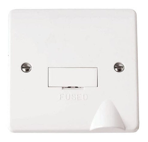 White Electrical Sockets and Switches White 13A Fused Connection Unit