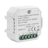 2 x 100W 2 Gang LED Click Smart+ Home Switching Receiver Module - SE Home