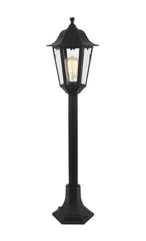 Outdoor Lighting Black Coast Bianca Polycarbonate E27 Tall Post Lantern -  IP44