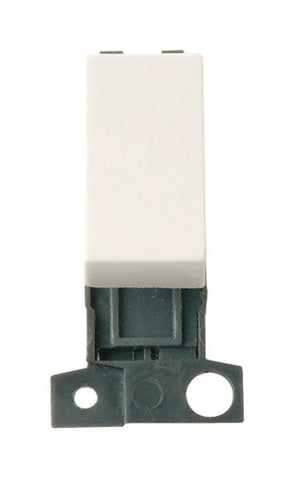 Minigrid & Modules Minigrid Plastic 2 Way 10A Retractive Switch - Polar White