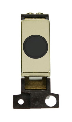 Minigrid & Modules Minigrid Ingot 20A Ingot Flex Outlet Module - Black - Brass