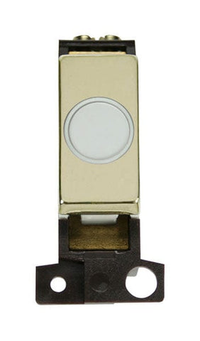 Minigrid & Modules Minigrid Ingot 20A Ingot Flex Outlet Module - White - Brass