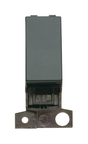 Minigrid & Modules Minigrid Plastic 13A Resistive 10AX DP Switch - Black