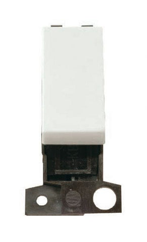 Minigrid & Modules Minigrid Plastic 13A Resistive 10AX DP Switch - Click White