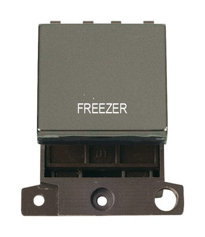 Minigrid & Modules Minigrid Ingot Printed 20A DP Ingot Switch - Black Nickel - Freezer