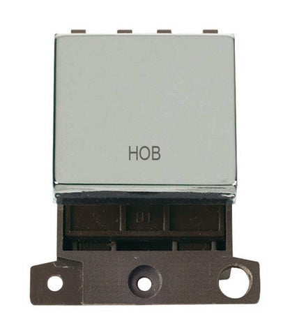 Minigrid & Modules Minigrid Ingot Printed 20A DP Ingot Switch - Chrome - Hob