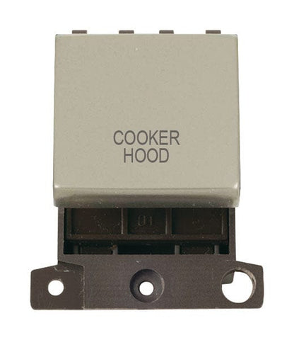 Minigrid & Modules Minigrid Ingot Printed 20A DP Ingot Switch - Pearl Nickel - Cooker Hood
