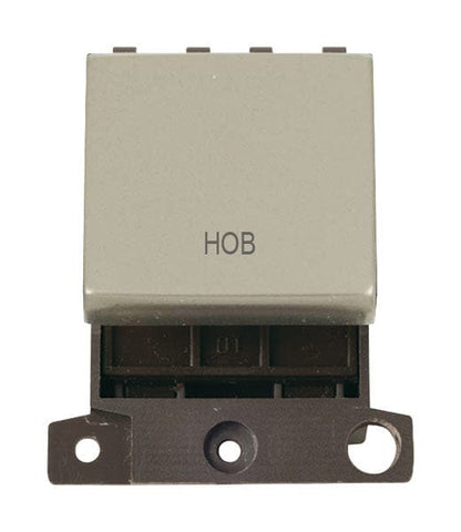 Minigrid & Modules Minigrid Ingot Printed 20A DP Ingot Switch - Pearl Nickel - Hob