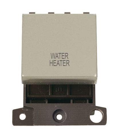 Minigrid & Modules Minigrid Ingot Printed 20A DP Ingot Switch - Pearl Nickel - Water Heater