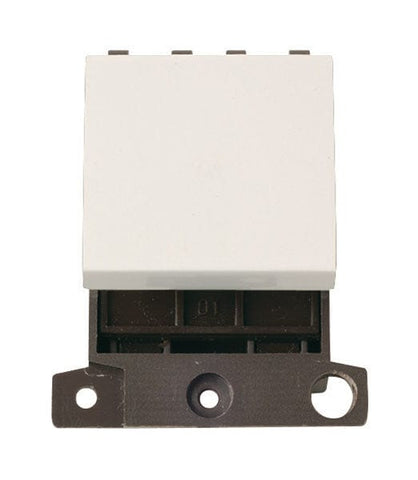 Minigrid & Modules Minigrid Plastic 20A DP Switch - Polar White