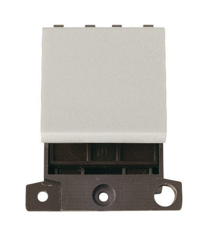 Minigrid & Modules Minigrid Plastic 20A DP Switch - Click White
