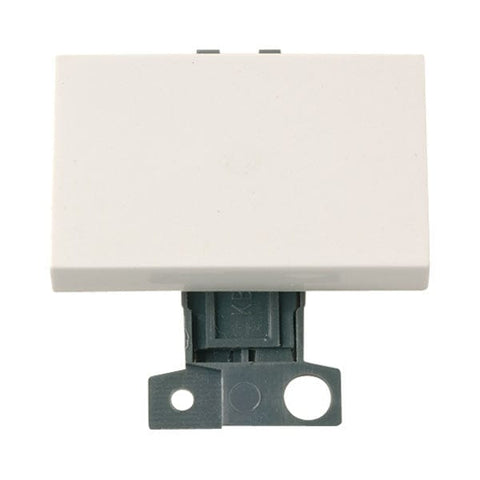 Minigrid & Modules Minigrid Plastic 10AX Intermediate `paddle` Switch Module - Polar White