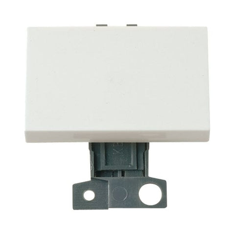 Minigrid & Modules Minigrid Plastic 10AX Intermediate `paddle` Switch Module - Click White