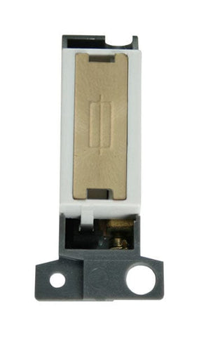 Minigrid & Modules Minigrid Ingot 13A Fused Ingot Fcu Module - - White satin Brass