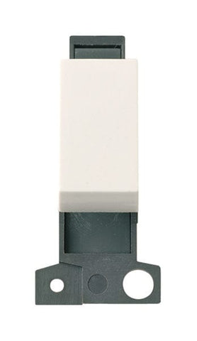 Minigrid & Modules Minigrid Plastic 10A 3 Position Switch - Polar White