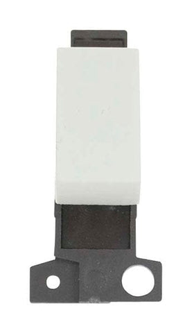 Minigrid & Modules Minigrid Plastic 10A 3 Position Retractive Switch - Click White